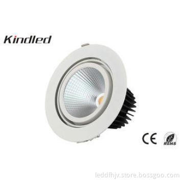 240V Round Commercial 20  LED Ceiling Downlight 34W Recesse